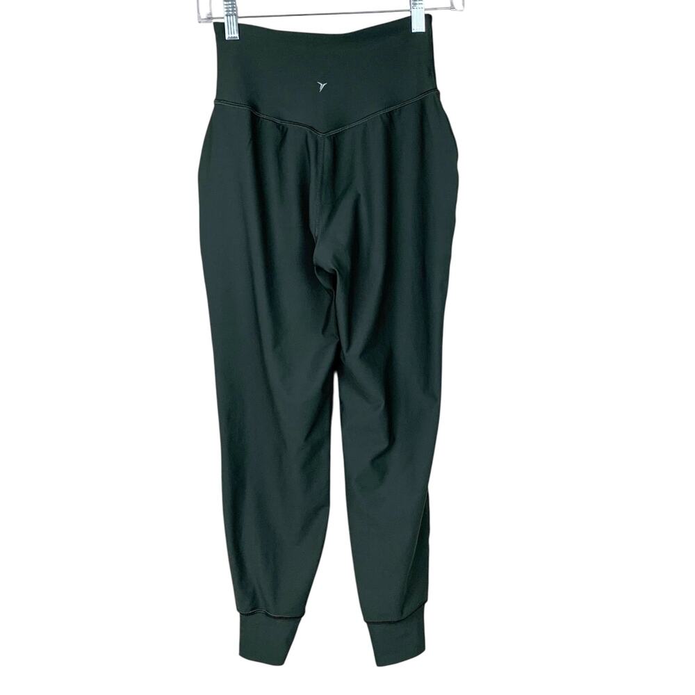 Old Navy Active Powersoft Joggers Pull On Green Gray Pockets High Rise Womens XS - Picture 5 of 6